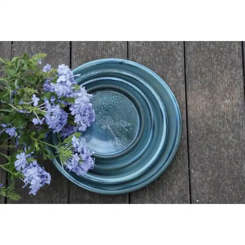 Prix Réduit Soucoupe blue wawe d14, poterie d‘albi, de qualité