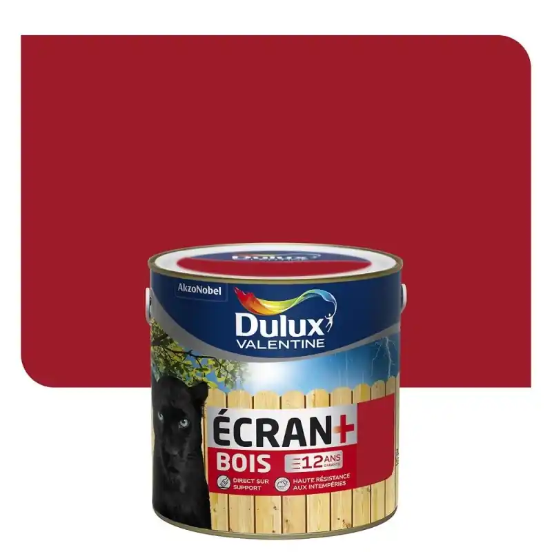 Authentique ECRAN+ BOIS SATIN 0.5L GERANIUM