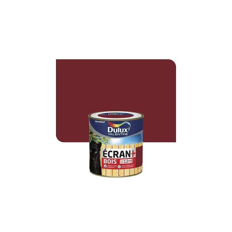 ECRAN+ BOIS SATIN 2L ROUGE BASQUE Marque