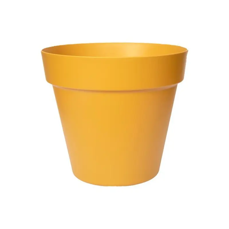 Commander Vite Pot Paris 20cm Moutarde – Élégant Conteneur en Plastique pour Fleurs et Plantes