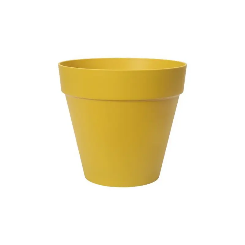 Promotion Pot de fleurs Loft Urban 50cm sur roues Ocre - Elho, design moderne et pratique