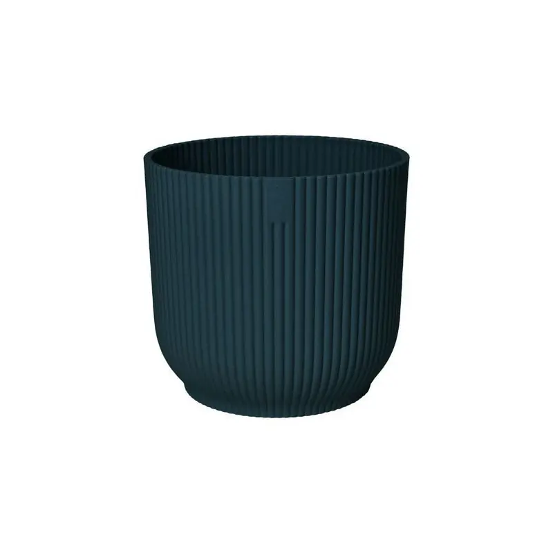 /Vase vibes fold rond 18 cm bleu foncé – écologique elho Haute Qualité