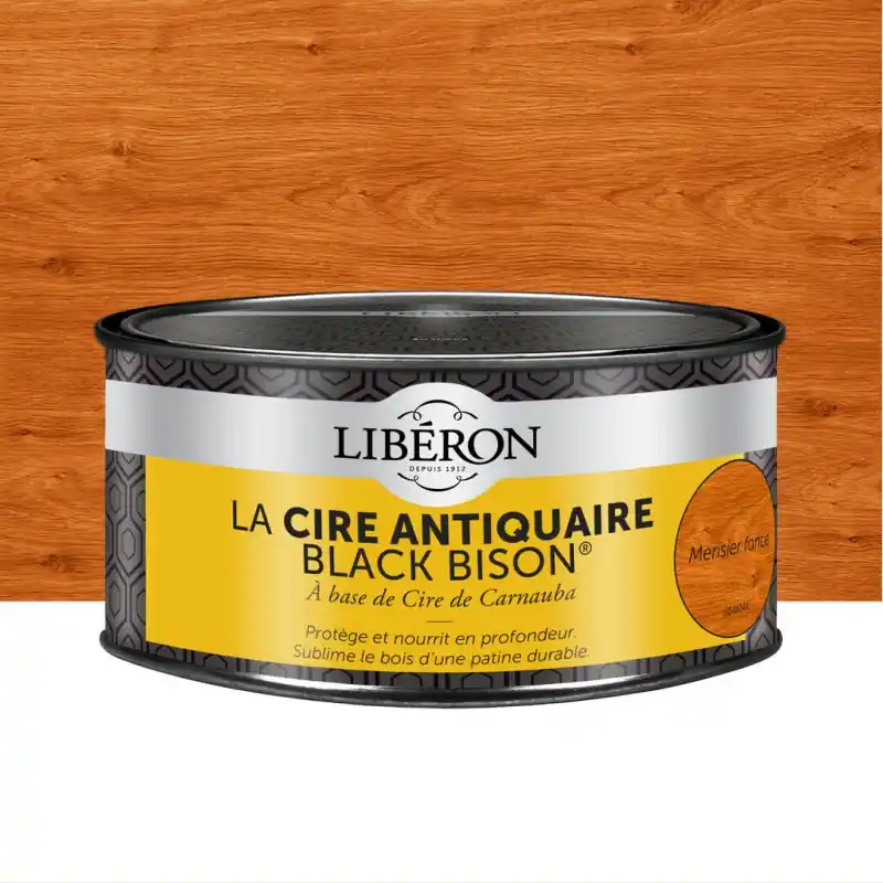 Dernier Modèle CIRE ANTIQUAIRE MERISIER FONCÉ PÂTE 0.5L - LIBERON