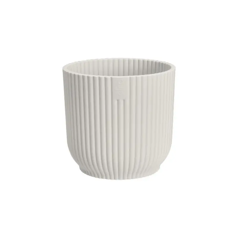 /Vibes fold rond mini 9cm blanc soie - elho, pot décoratif écologique et élégant Haute Qualité