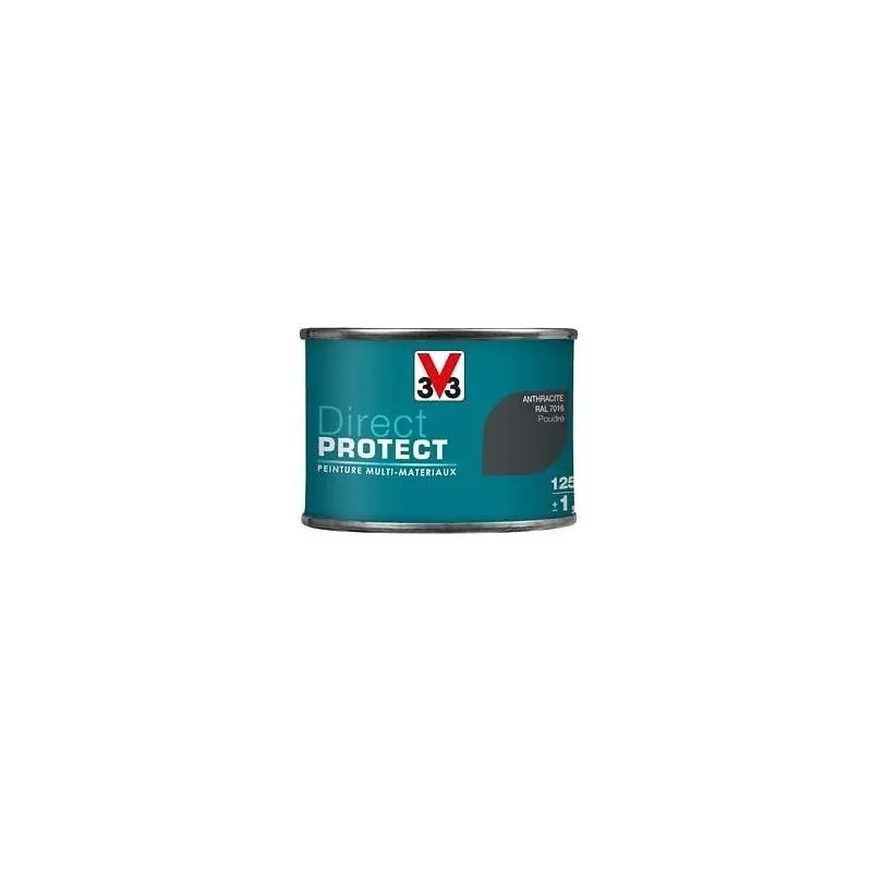 PEINTURE MULTI-MATERIAUX DIRECT PROTECT ANTHRACITE POUDRÉ 125ML – V33 Populaire