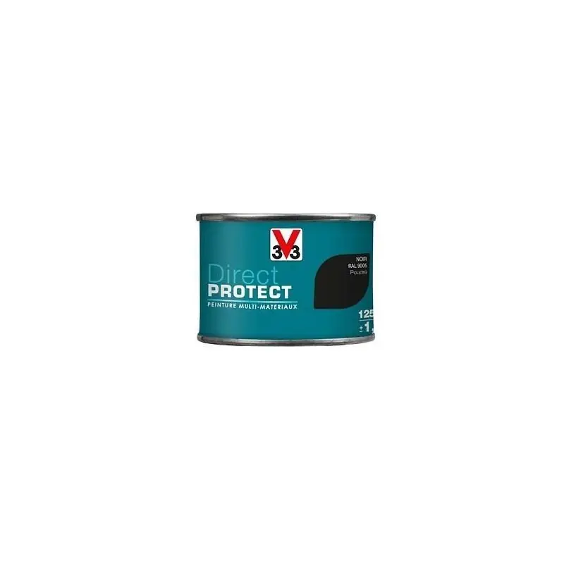PEINTURE MULTI-MATERIAUX DIRECT PROTECT NOIR POUDRÉ 125ML – V33 Soldes