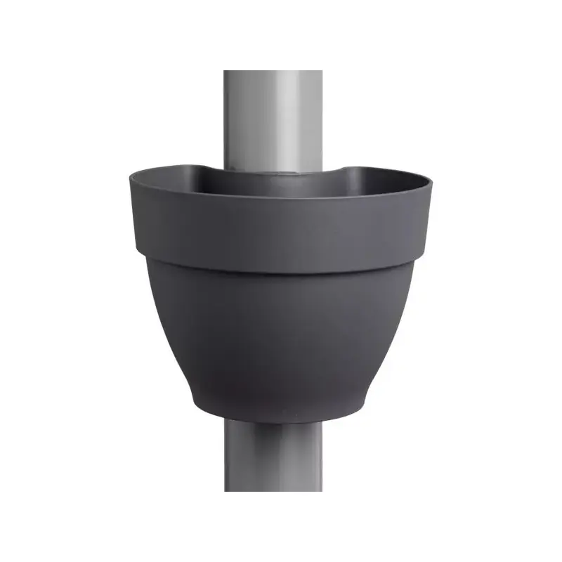 Commander Maintenant Pot Gouttière Vibia Campana 22 cm Anthracite – Écologique et Design