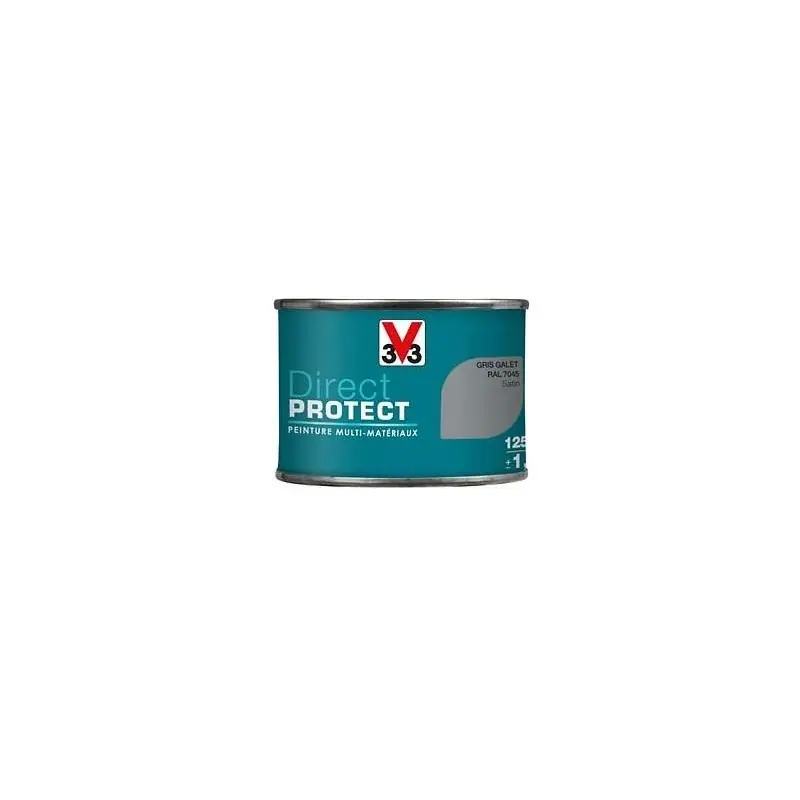 PEINTURE MULTI-MATERIAUX DIRECT PROTECT GRIS GALET SATIN 125ML – V33 Nouveauté