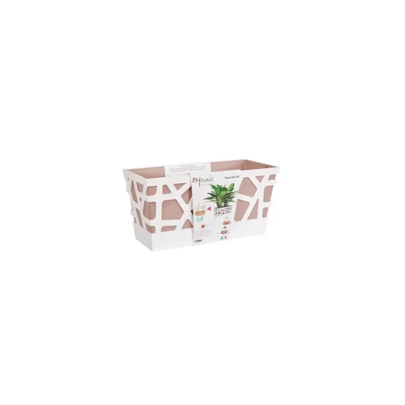 /POT MOSAIC rectangle 40X17X20 CM poudre Prix Promo