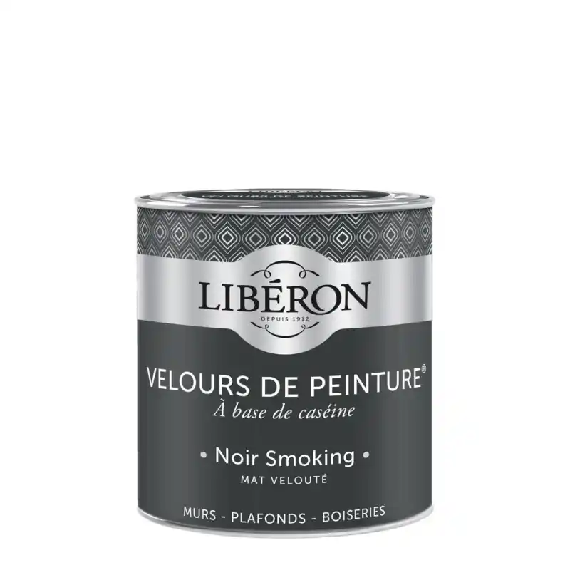 VELOURS DE PEINTURE NOIR SMOKING 0.5L Satisfait Ou Remboursé