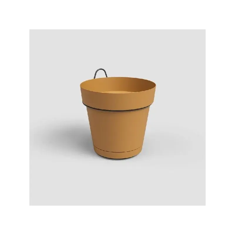 Jusqu&rsquo;à Épuisement Des Stocks Kit Mur Pot Capri Résine 20cm Jaune Miel – Décoration Murale Chic et Pratique