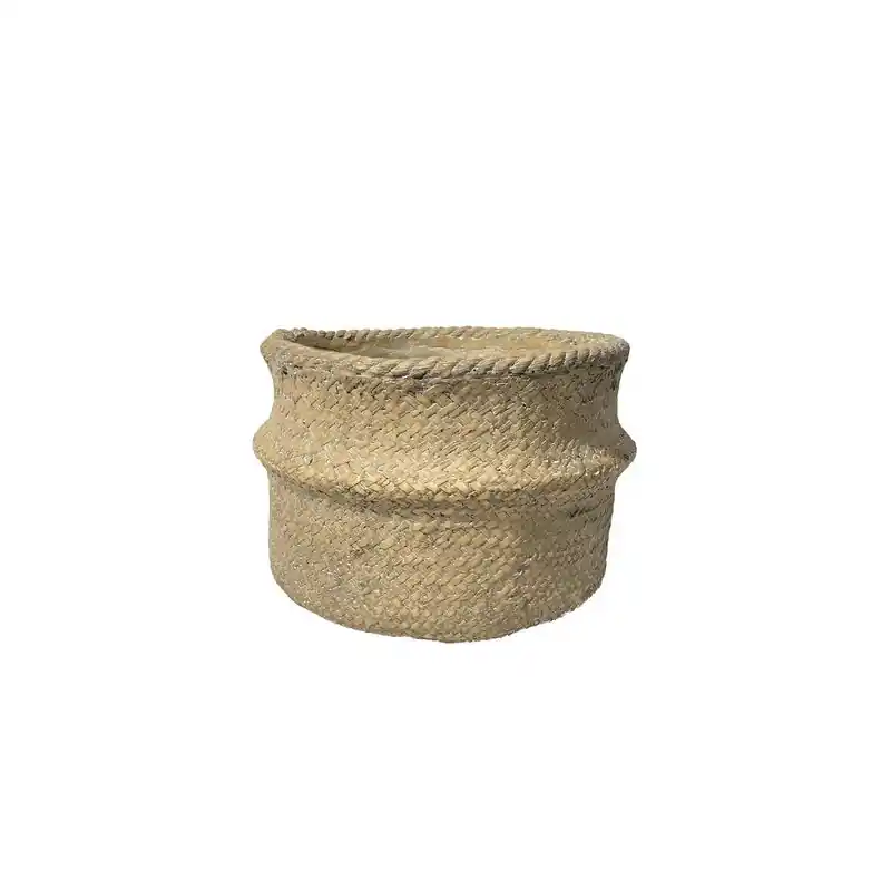 Pot rond plie fibraciment osier gt Prix Bas
