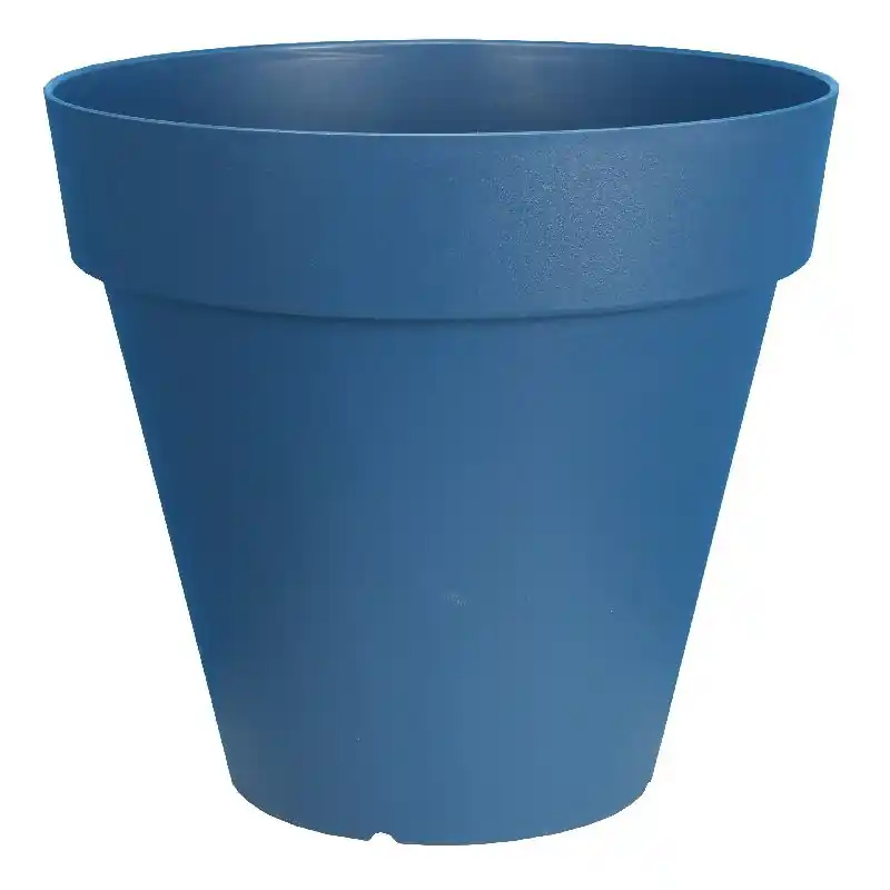 Commande En Gros Pot de Fleurs Soleilla Rond 60 cm Bleu – Pot Riviera Élegant pour Jardin et Terrasse