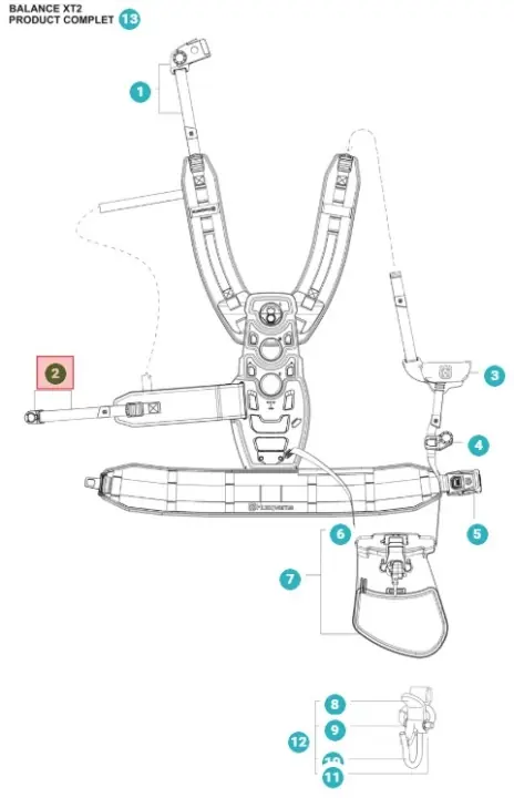 Sangle de traction Sangle latérale Assy Bal 5388050-01 Haute Qualité