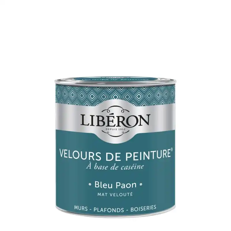 VELOURS DE PEINTURE BLEU PAON 0.5L Certifié