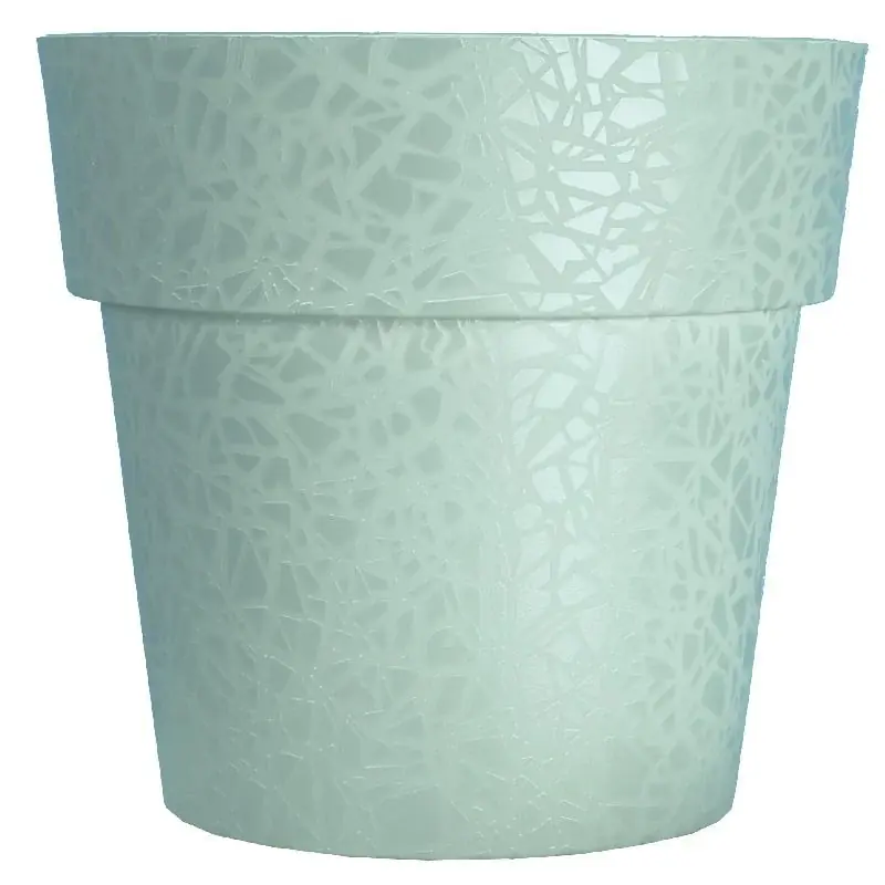 Pot Terea D22 Vert Argile – Élégance Riviera pour Décoration Achat Immédiat