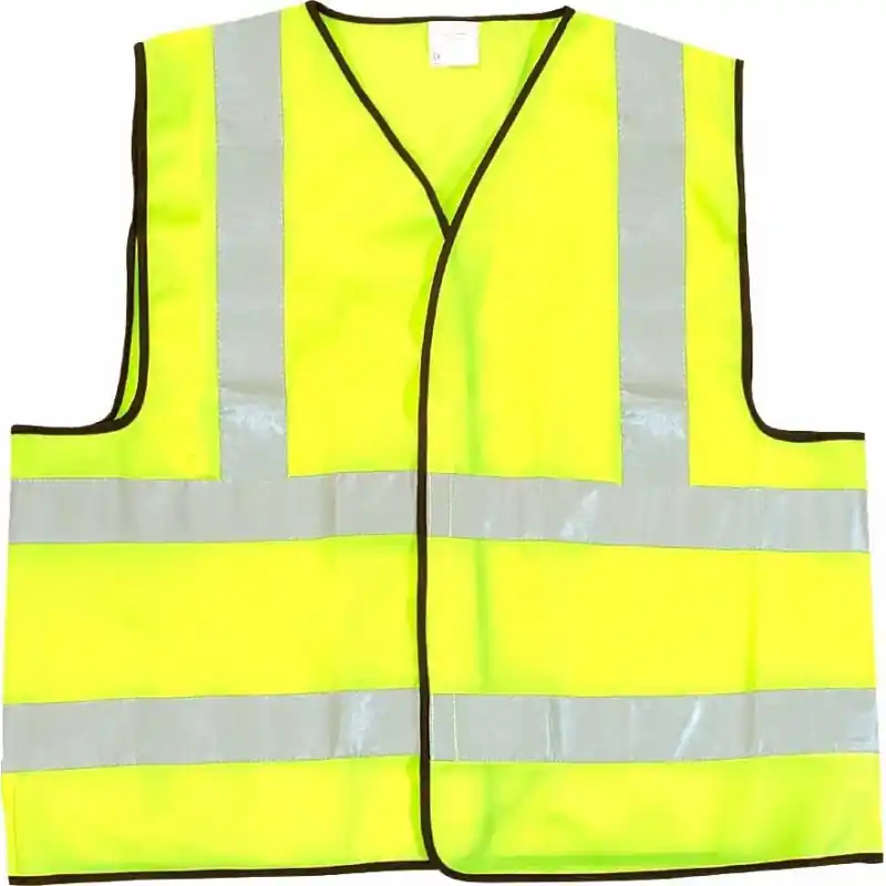 Promotion GILET SANS MANCHES HAUTE VISIBILITÉ JAUNE SÉCURITÉ MIXTE – LMA