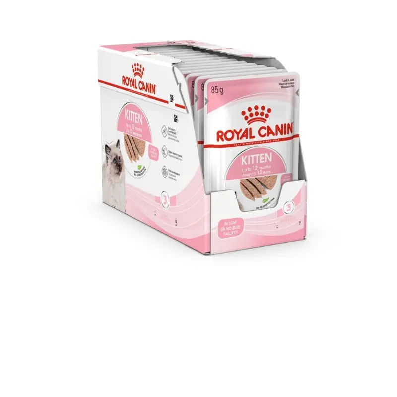 Usine Directe ALIMENT HUMIDE CHATON MOUSSE 12X85G ROYAL CANIN