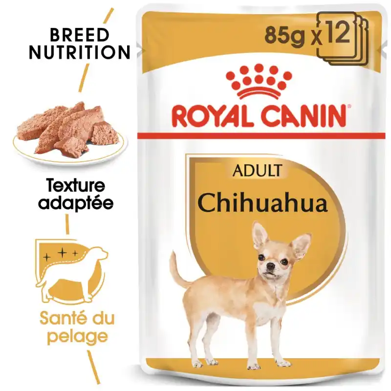 Haute Qualité ALIMENT HUMIDE CHIHUAHUA MOUSSE 12X85GR ROYAL CANIN