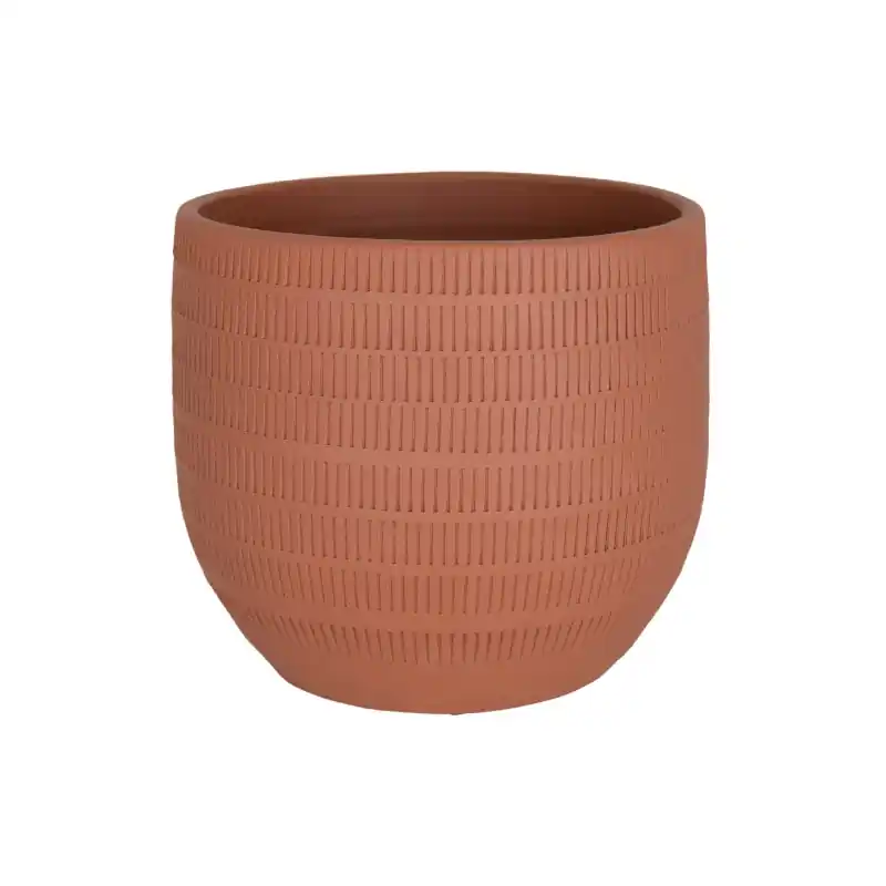 Cache-Pot Aura 29 cm coloris Terre Cuite – Élégance et Style pour vos Plantes Remise
