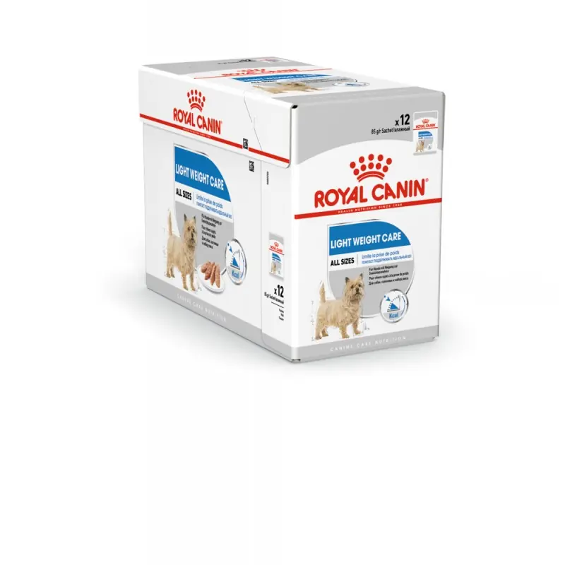 ALIMENT HUMIDE CHIEN LIGHT WEIGHT CARE MOUSSE 12X85G ROYAL CANIN Offre Du Jour