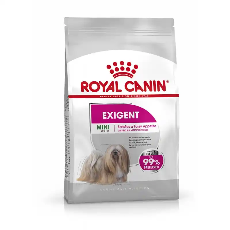 Vente Directe CROQUETTES CHIEN MINI EXIGENT 1KG – ROYAL CANIN