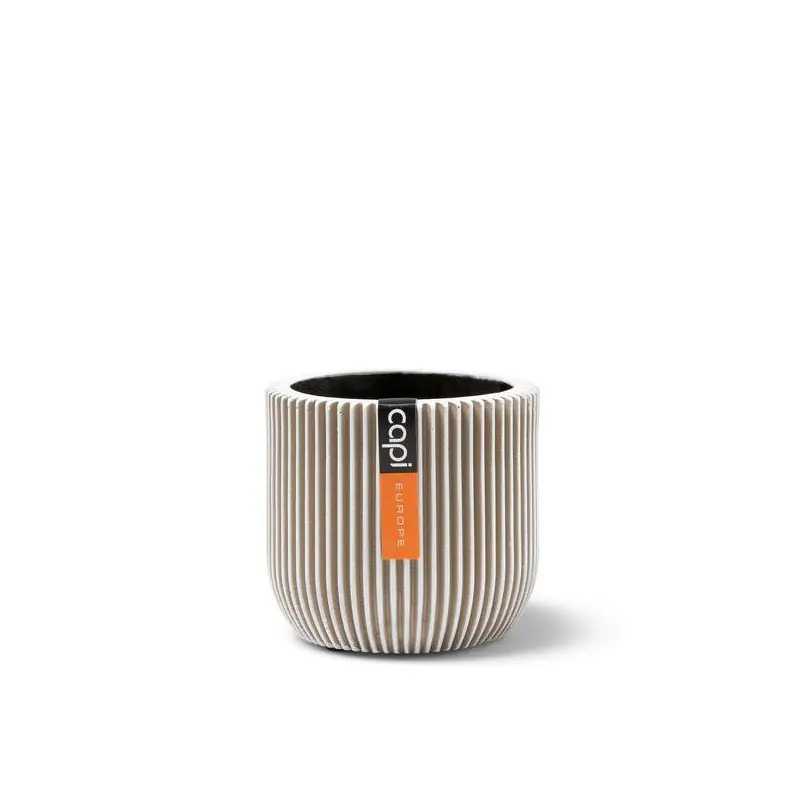 Pot Boule Groove Ivoire 14×13 – Élégance et Modernité pour Votre Décoration intérieure – de Capi Populaire