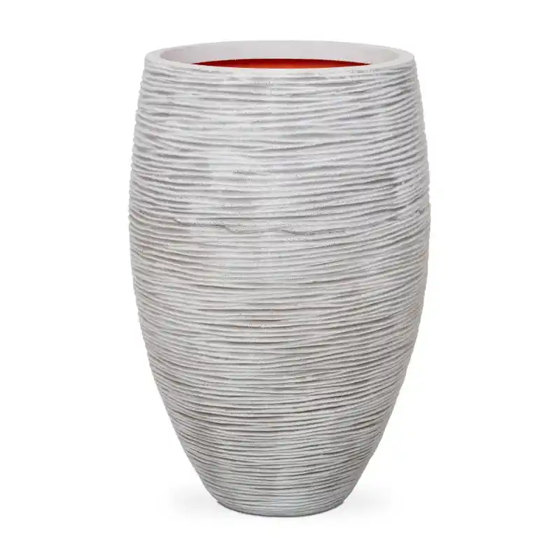 Offre Spéciale Pot Élégant Deluxe Rib Ivoire 45x72 - Décoration Intérieure Chic et Raffinée - de Capi