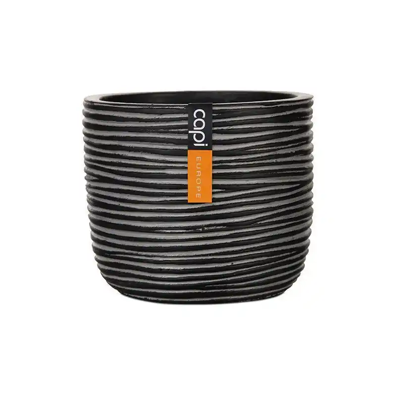 Solde Pot Oeuf Rib IV 23×21 Noir – Élégance et Praticité pour Votre Décor – de Capi