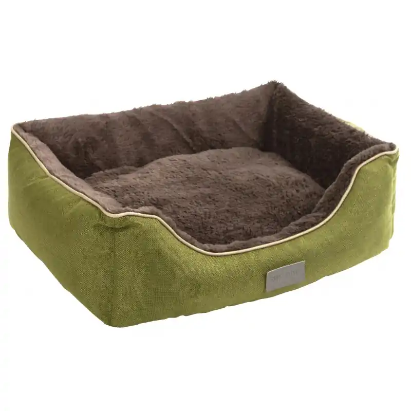 Offre Spéciale CORBEILLE SAMUEL GRIS/VERT, 60X50X17CM