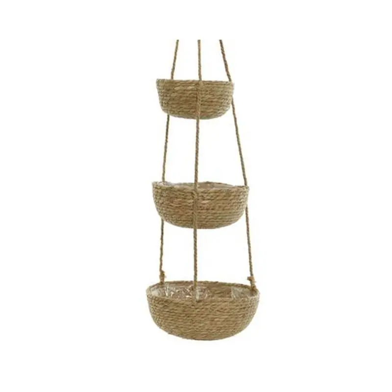 CACHE POT A SUSPENDRE ALGUE NATUREL H120 Super Prix