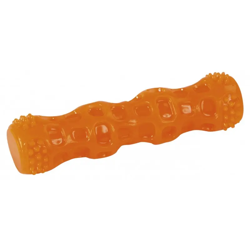Offre Limitée BATONNET TOYFASTIC SQUEAKY. ORANGE. 18X4CM