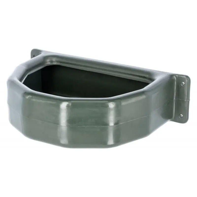 Quantité Limitée MANGEOIRE PLASTIQUE DEMI RONDE 25L