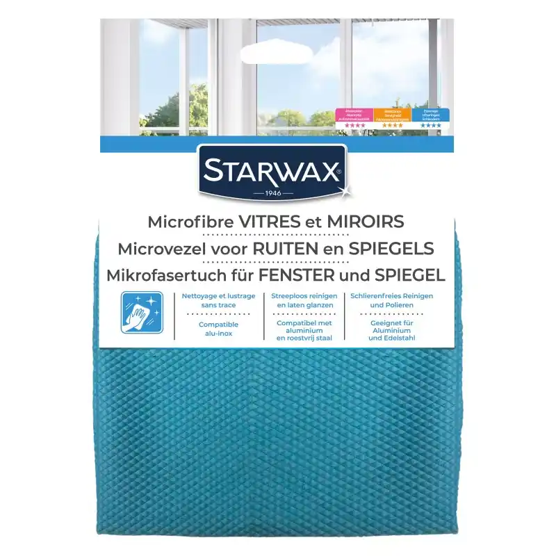 MICROFIBRE SPECIALE VITRES – STARWAX Seulement Aujourd&rsquo;hui