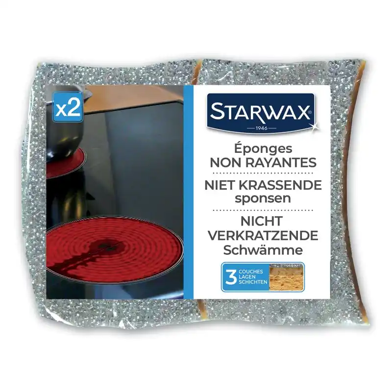 Prix Choc EPONGES X2 NON RAYANTES – STARWAX
