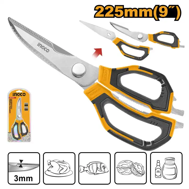 CISEAUX MULTI-USAGES 225MM – INGCO Pas Cher