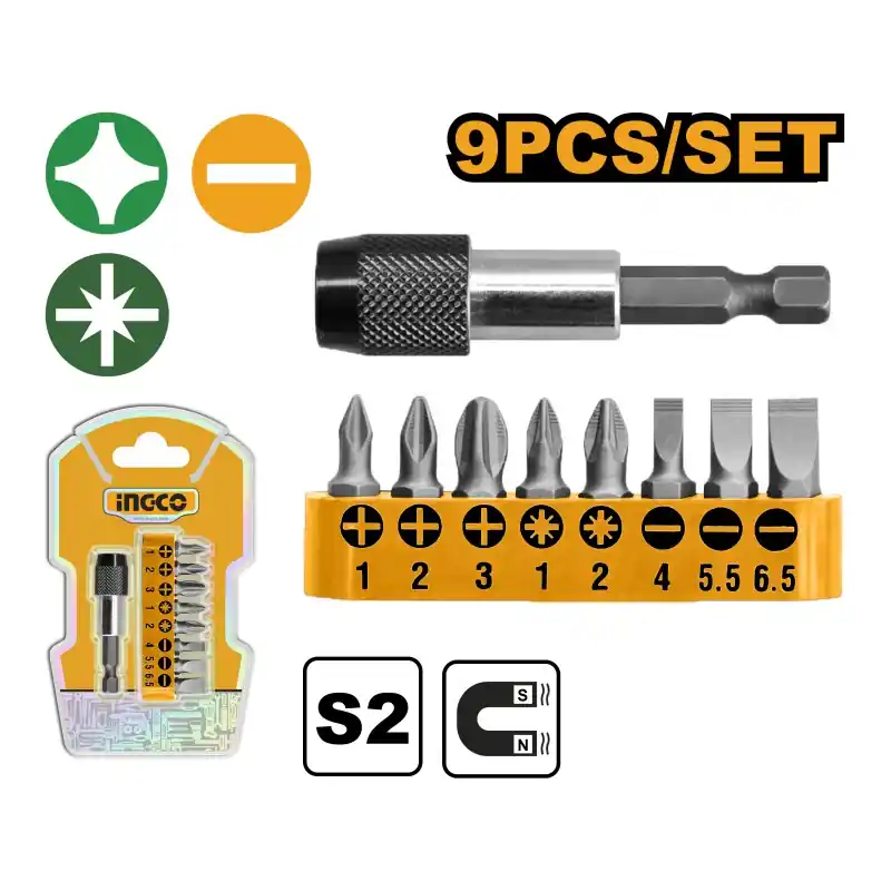 EMBOUTS ET PORTE EMBOUT X9 – INGCO Authentique