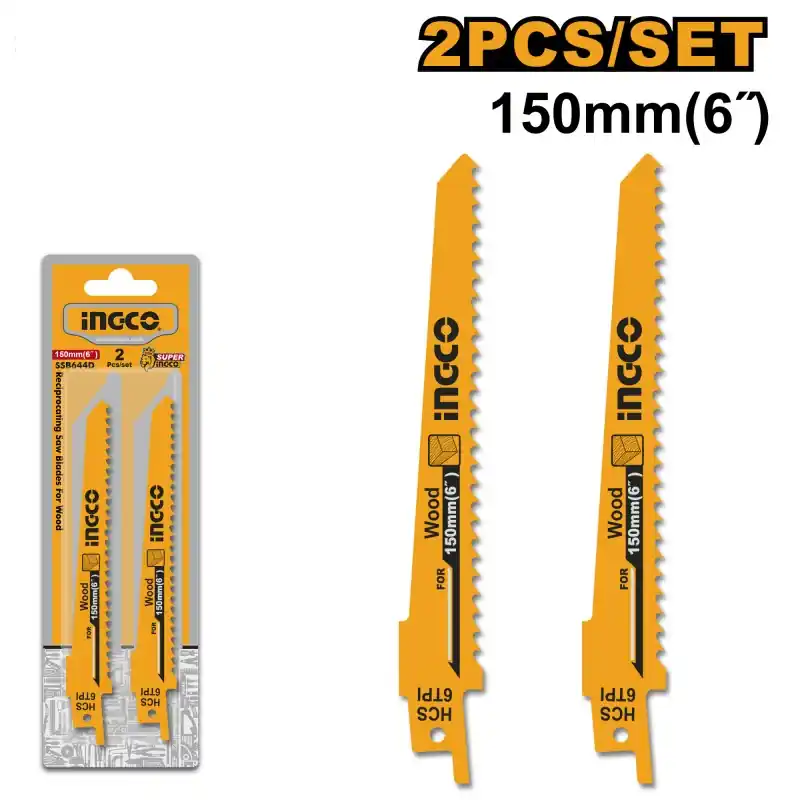 Haute Qualité LAMES SCIE SABRE POUR BOIS X2 – INGCO