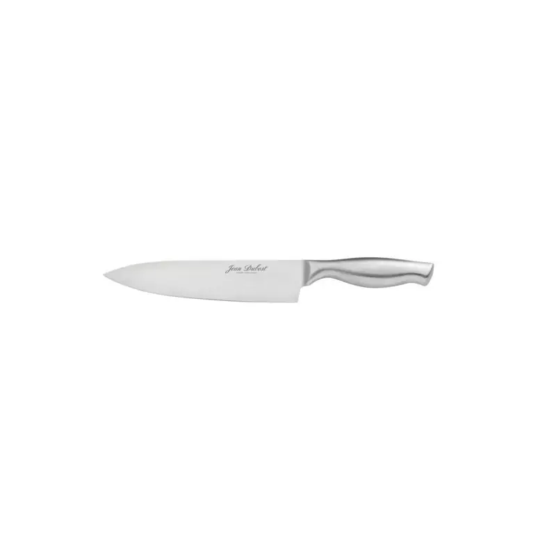 COUTEAU CHEF – 20 CM – TOUT INOX – GAMME ESPACE – JEAN DUBOST Top Vente