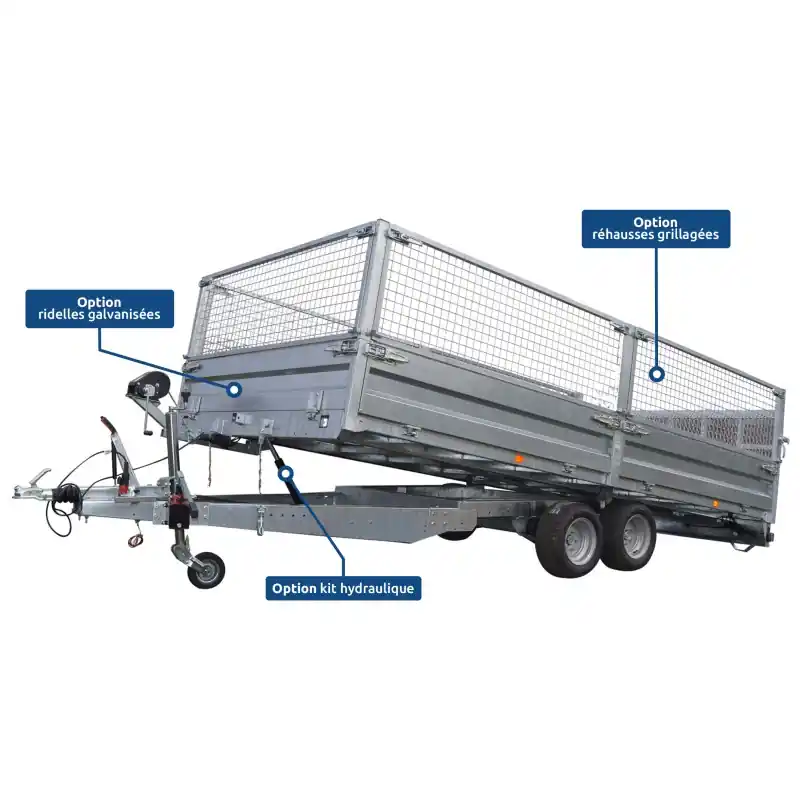 REMORQUE PLATEAU PJD400F270 PTAC 2700KG NUE – TEMVER Acheter En Ligne