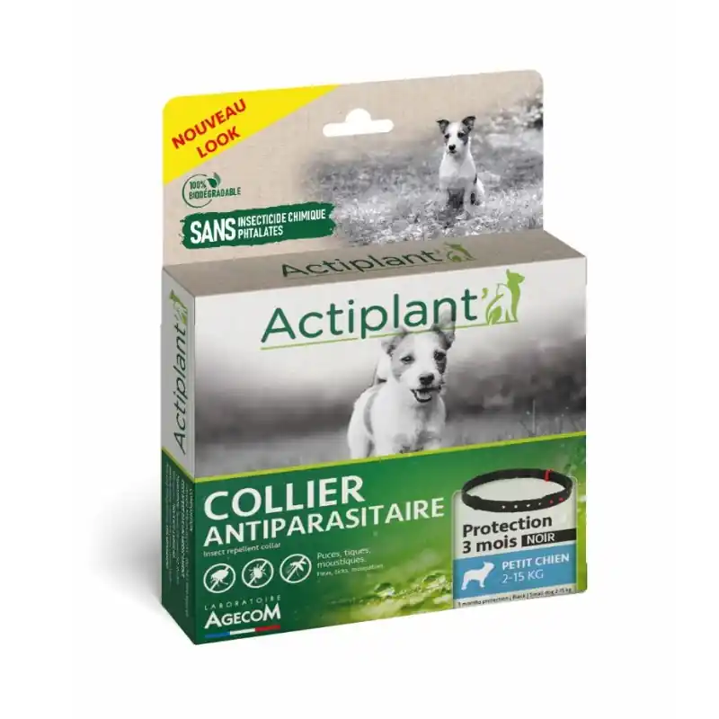 Remise COLLIER ANTIPARASITAIRE PETITS CHIENS 2-15KG – ACTIPLANT