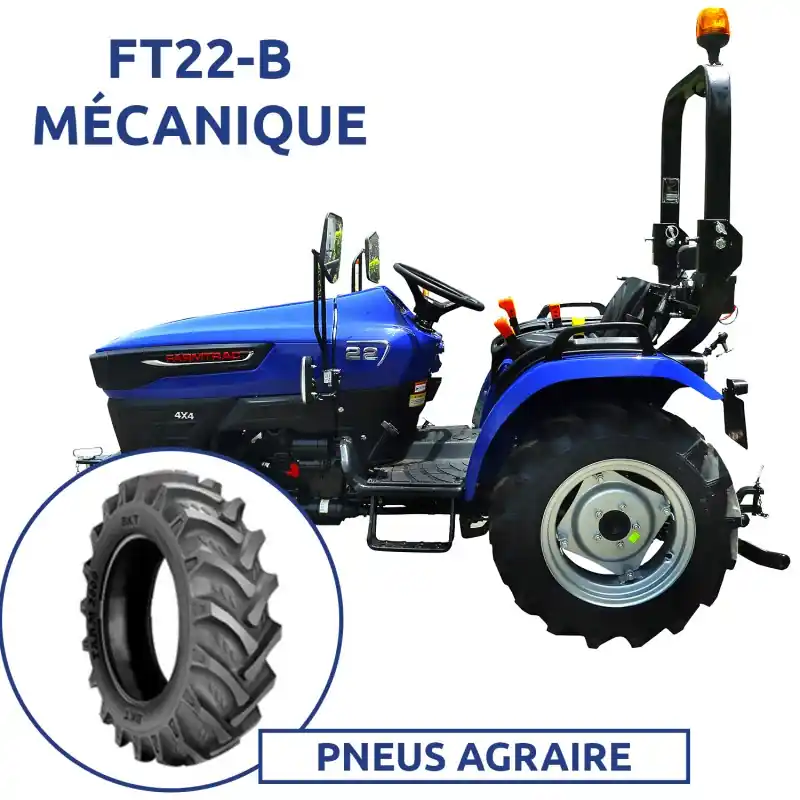 Nouveauté TRACTEUR FT22 PNEU AGRAIRE – FARMTRAC