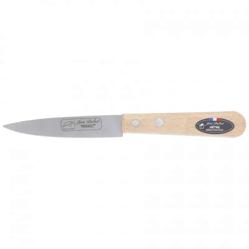 Acheter En Ligne COUTEAU OFFICE – 9 CM – MANCHE EN BOIS DE HÊTRE – JEAN DUBOST
