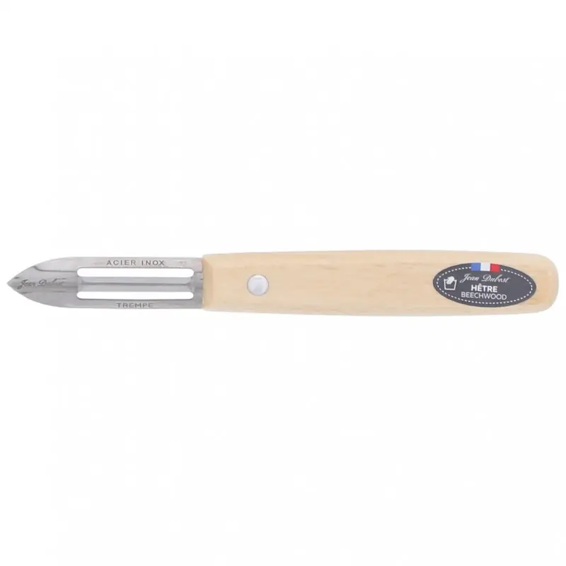 COUTEAU ÉPLUCHEUR - MANCHE EN BOIS DE HÊTRE - JEAN DUBOST Offre Exclusive