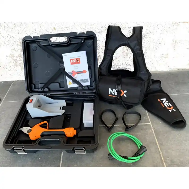 PACK SECATEUR BATTERIE NEX PRO E430S + EP40 + EC50 – NEX GARDEN Produit De Marque