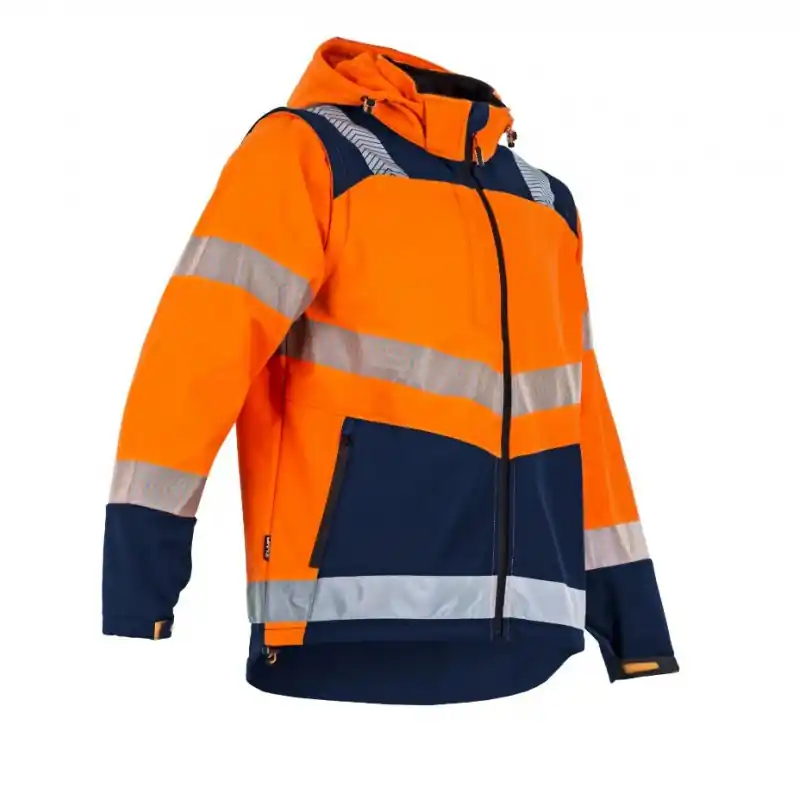 SOFTSHELL HAUTE VISIBILITÉ ORANGE FLUO CIBLE HOMME – LMA Dernier Modèle