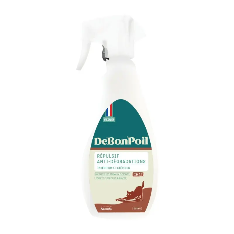 RÉPULSIF CHATS INTÉRIEUR 500ML – AGECOM LABORATOIRE Prix Réduit