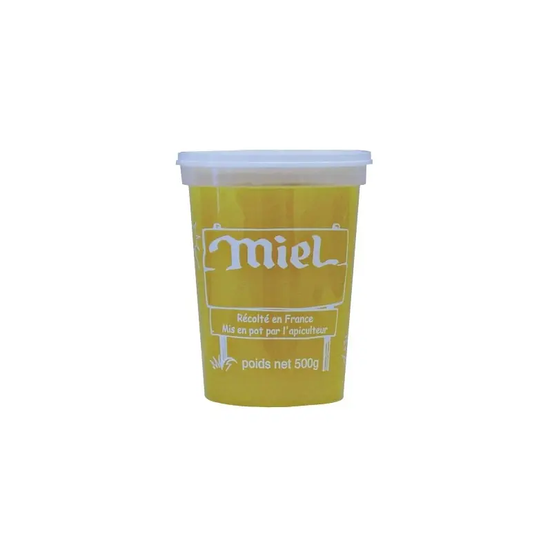 POT PLASTIQUE 250G POUR MIEL X10 Offre Limitée