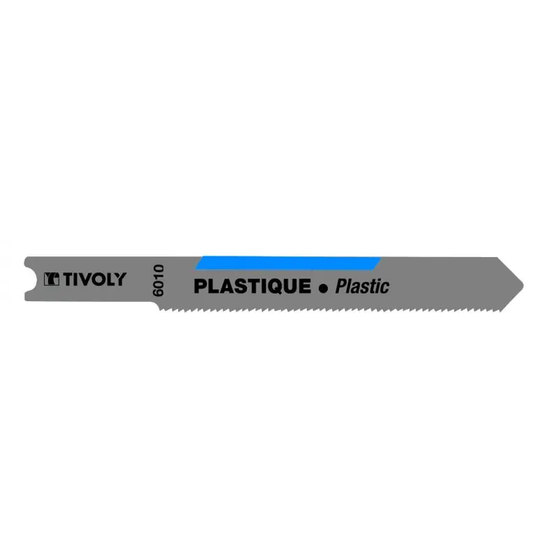 Prix Promo LAME SCIE SAUTUESE POUR PLASTIQUE, PLEXI, EPOXY L75MM ATTACHE U COUPE DROITE ET FINITION – TIVOLY