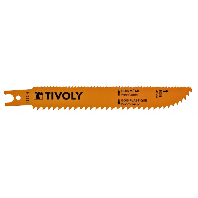 LAME SCIE SABRE MULTIDIRECTIONNELLE BOIS L150MM COUPE DROITE, RAPIDE ET FINITION - TIVOLY Livraison Express
